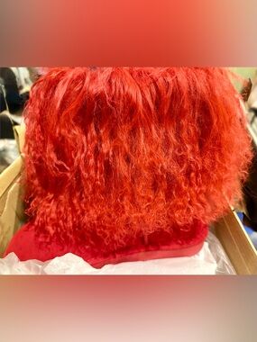 BearPaw Boo Fur Lined Red Boots